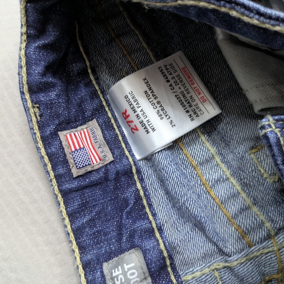 Ariat FR Work Jeans Womens 27R Blue Denim Mid Rise Bootcut Flame Resistant - Picture 8 of 12